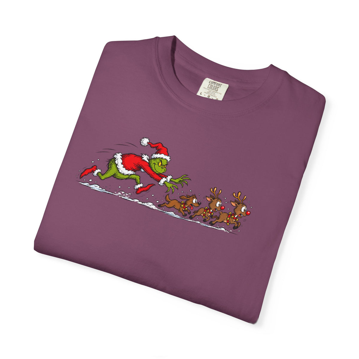 Grinch Santa Dash Tee