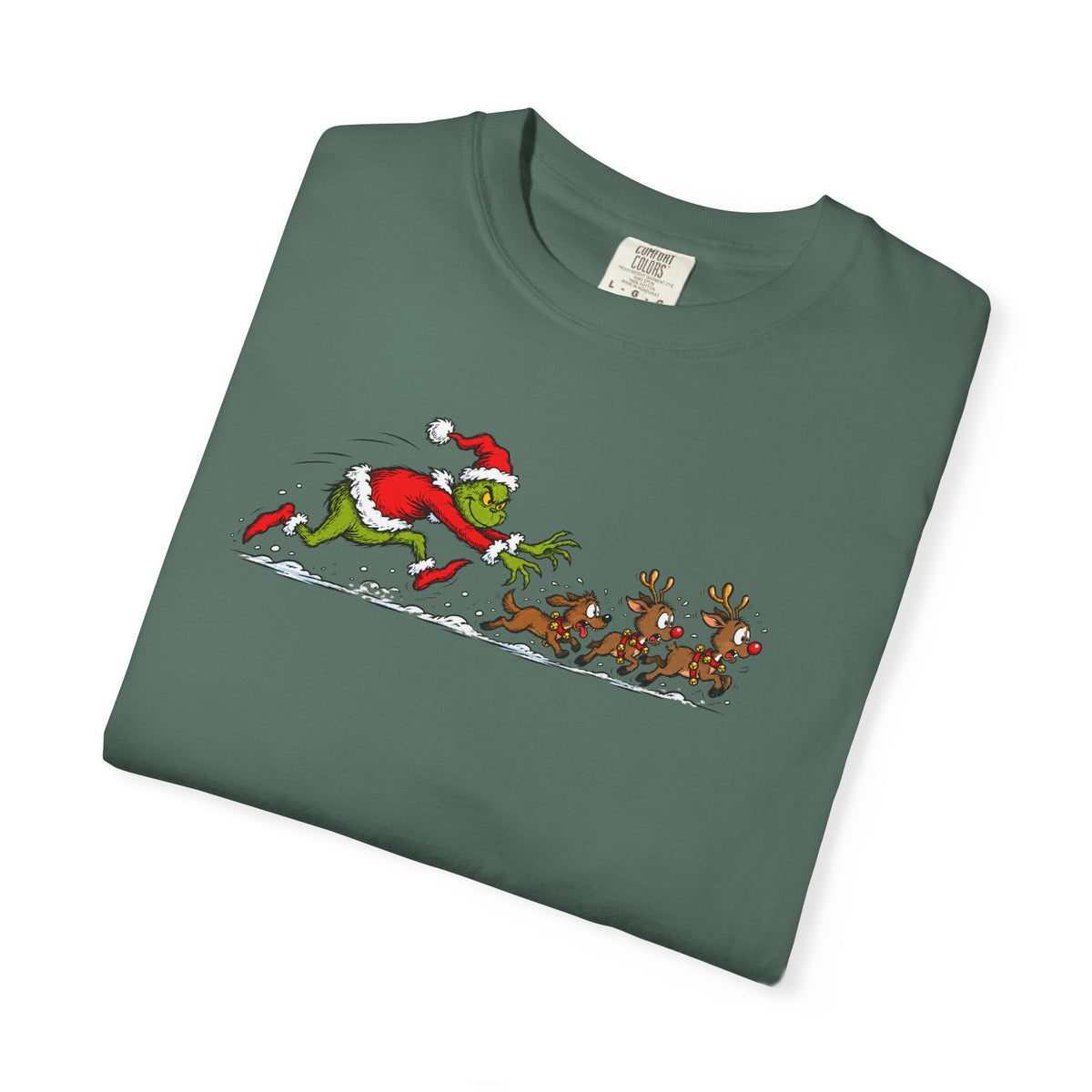 Grinch Santa Dash Tee