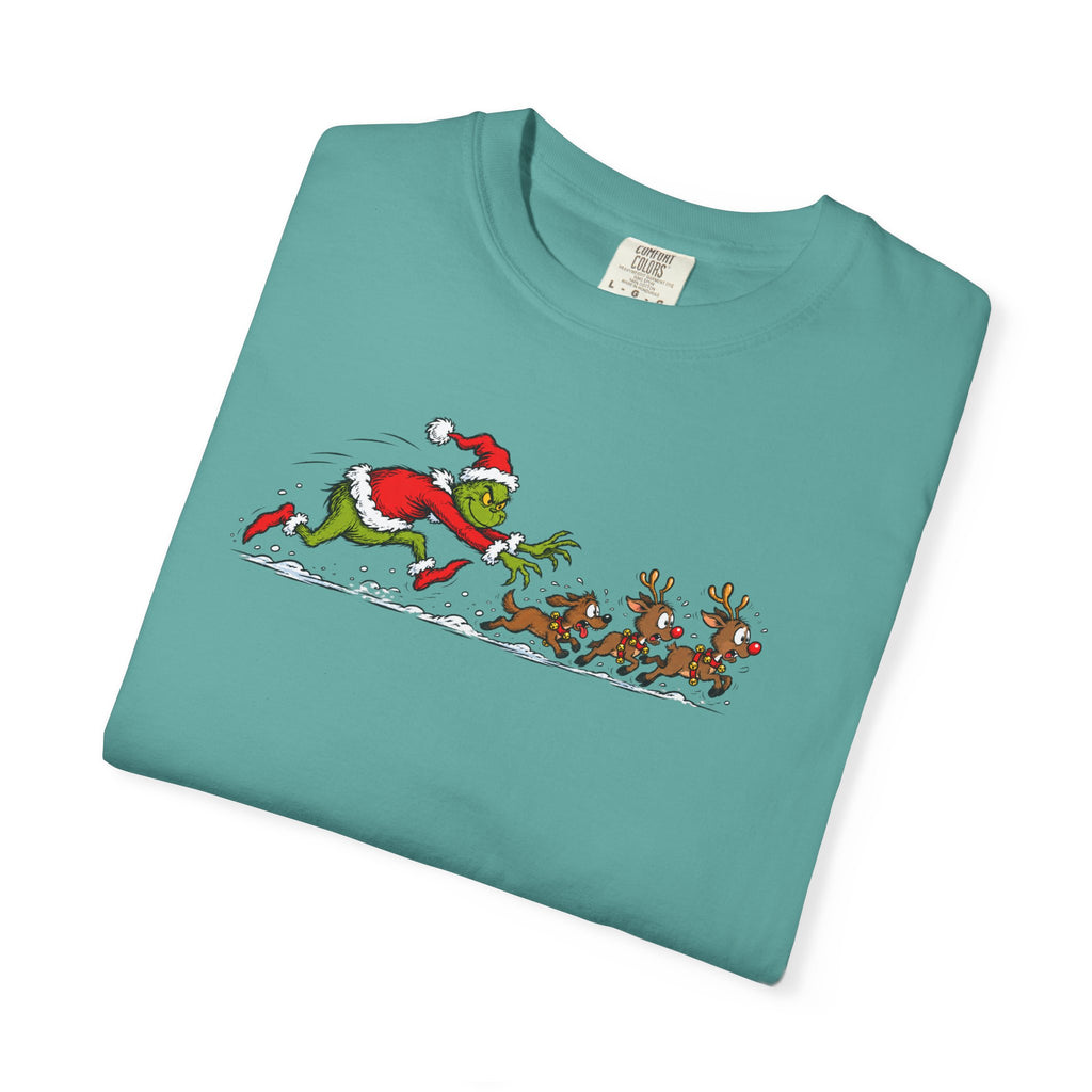 Grinch Santa Dash Tee