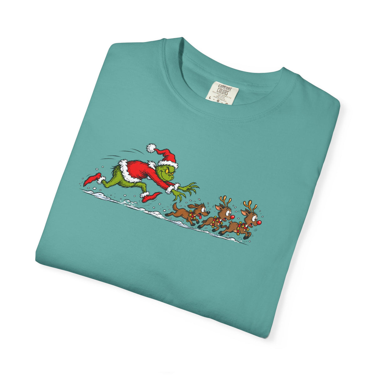 Grinch Santa Dash Tee