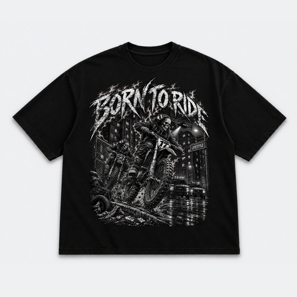 Born to Ride Dirt Bike Tee