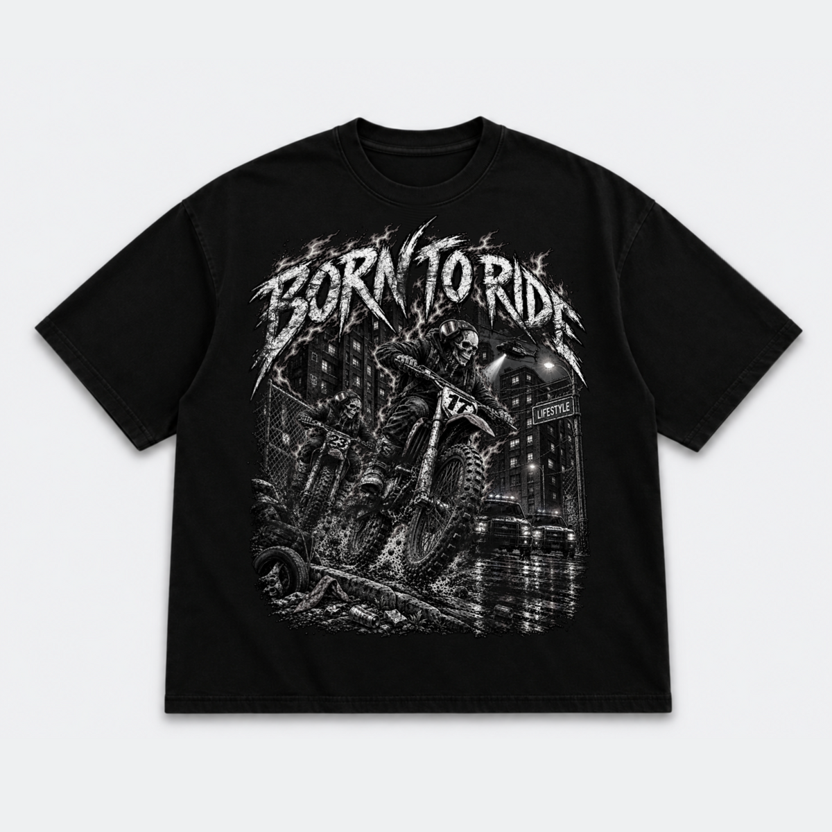 Born to Ride Dirt Bike Tee