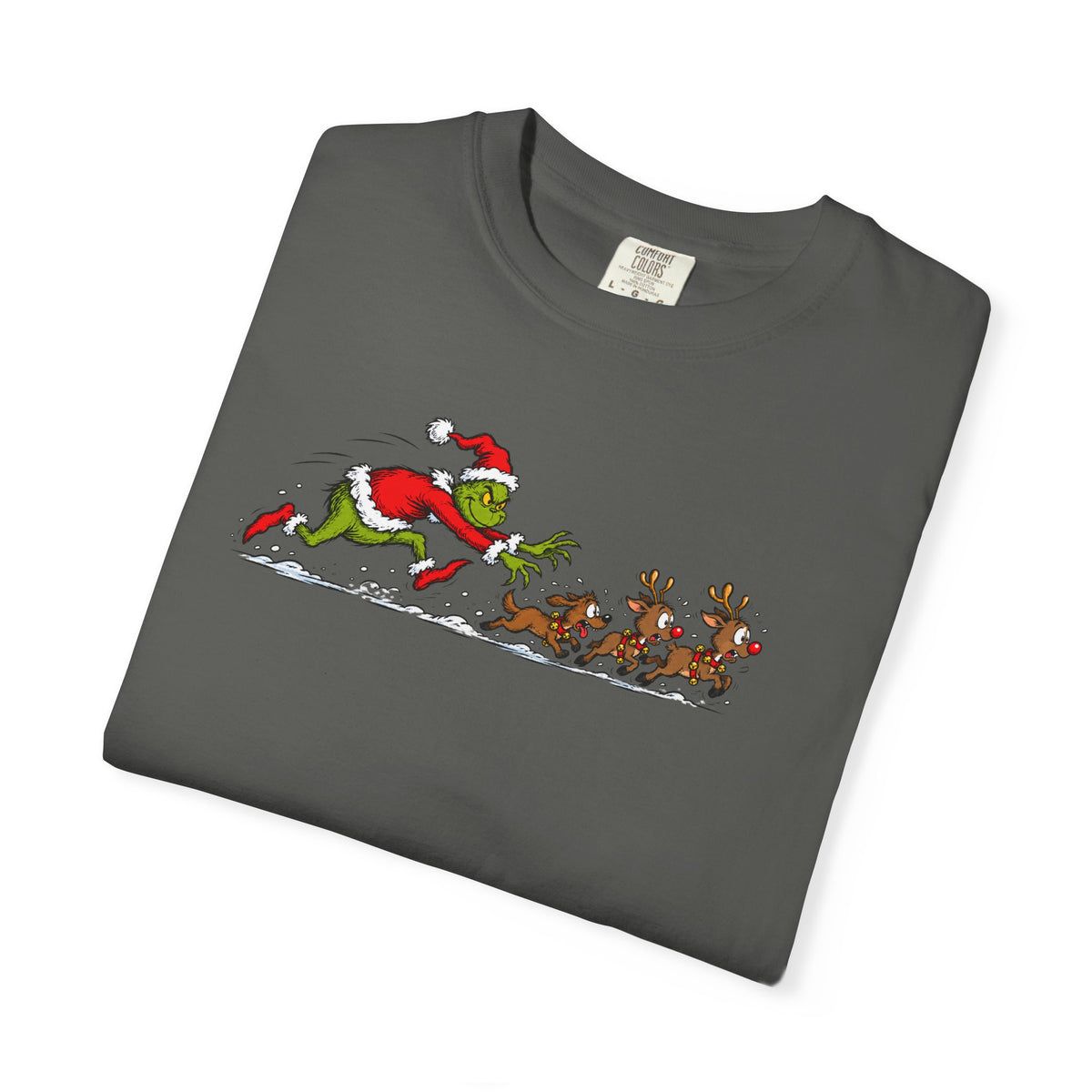 Grinch Santa Dash Tee