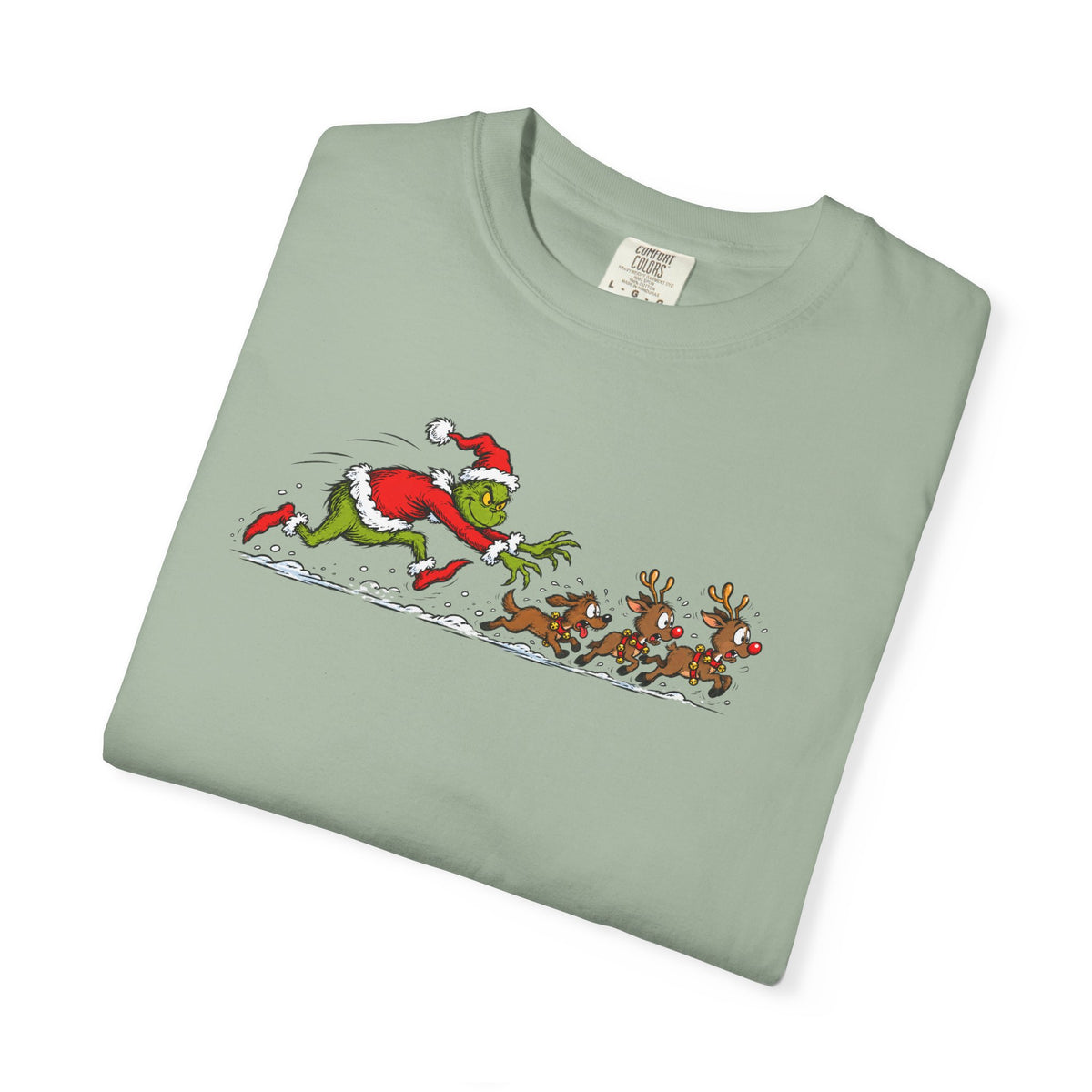 Grinch Santa Dash Tee