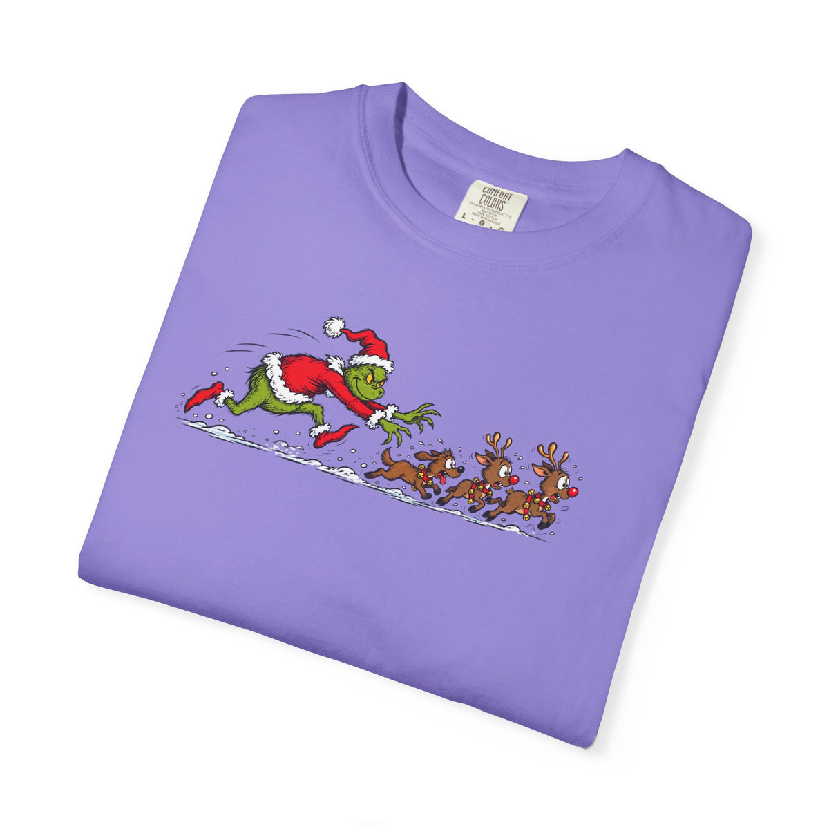 Grinch Santa Dash Tee