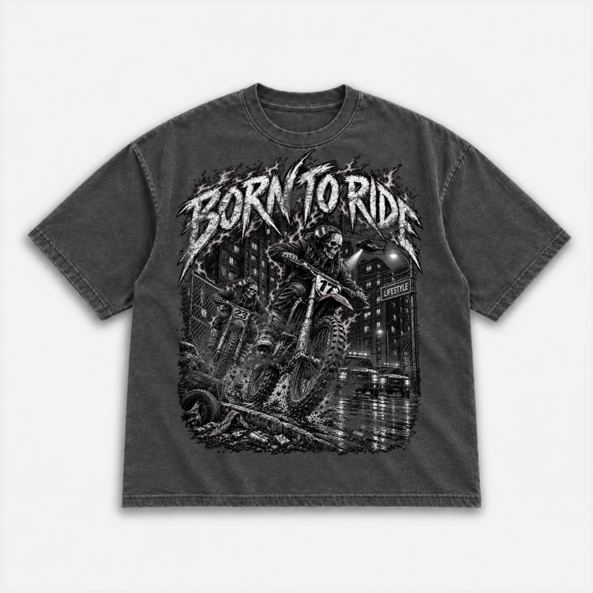 Born to Ride Dirt Bike Tee