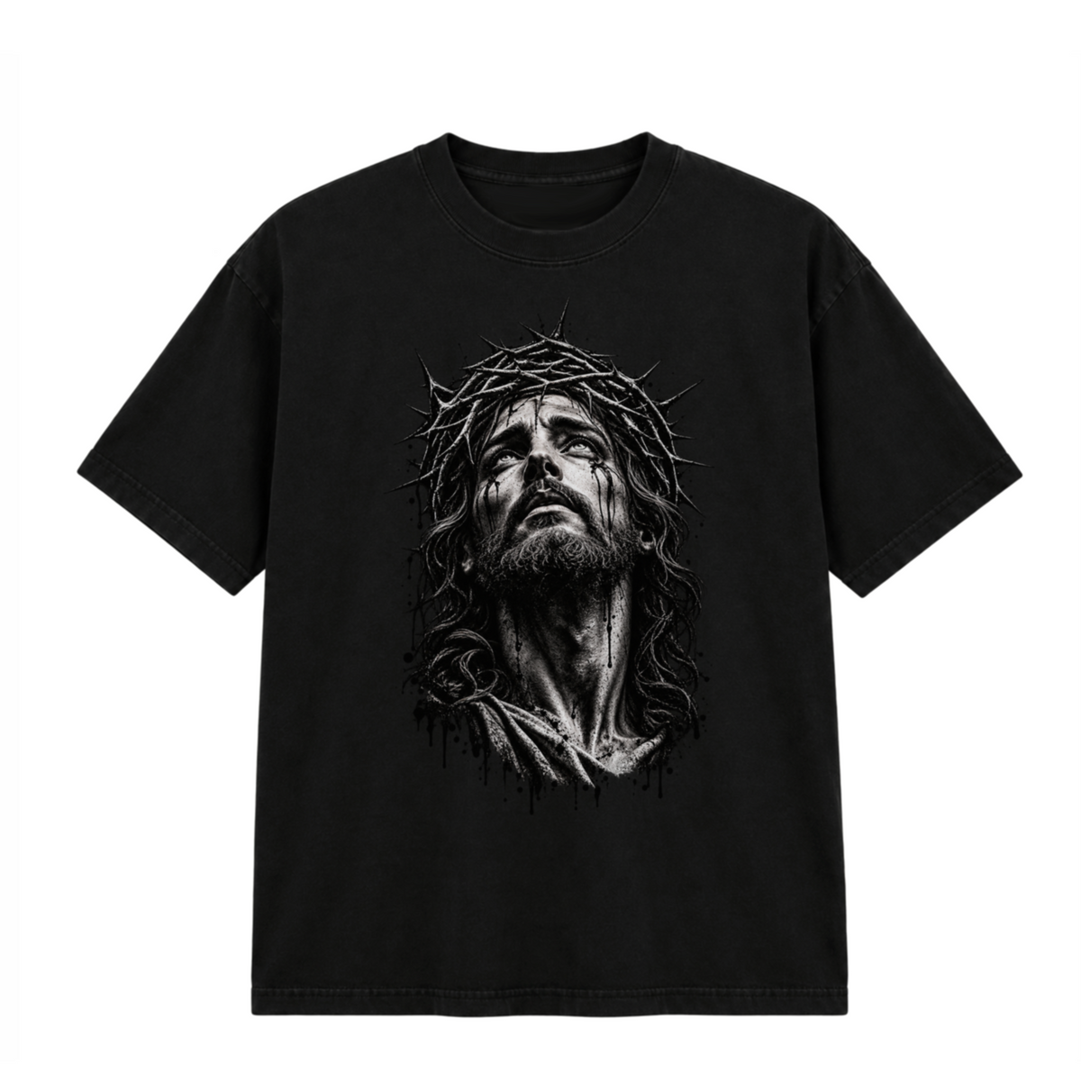 Crown of Thorns Jesus Tee