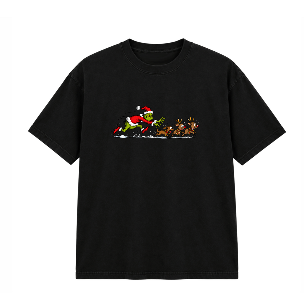 Grinch Santa Dash Tee