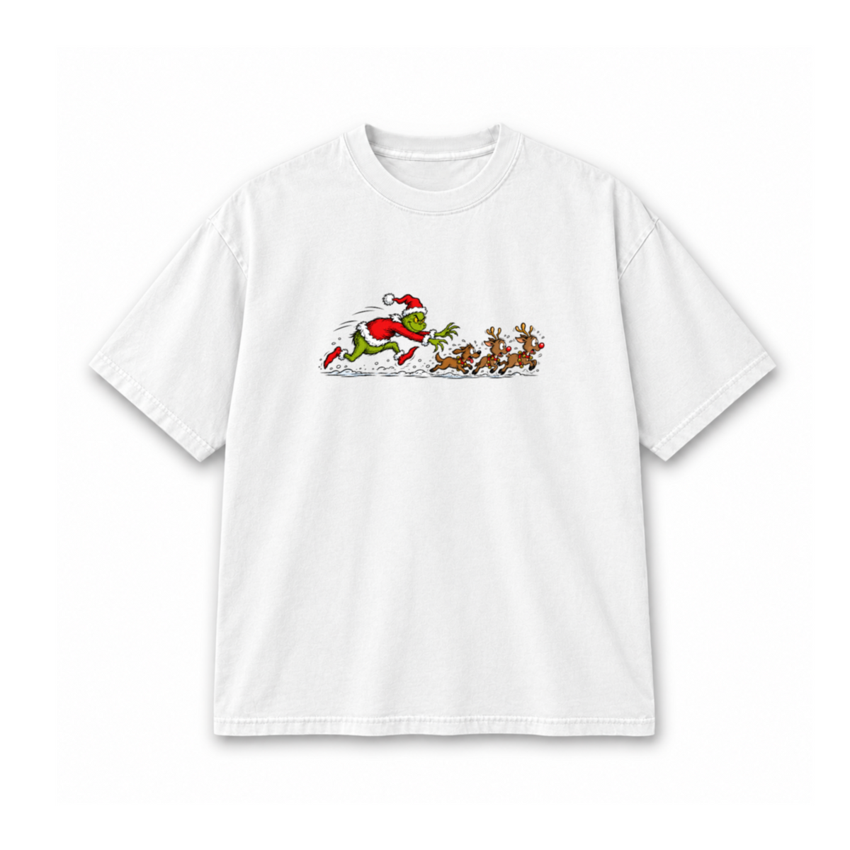 Grinch Santa Dash Tee